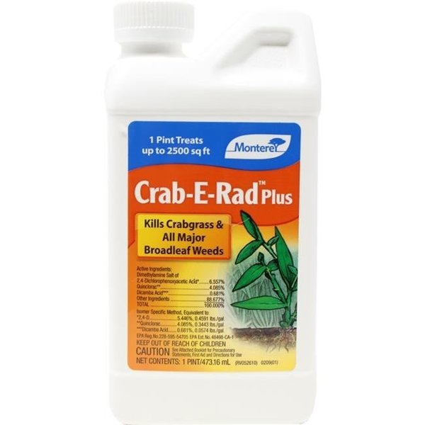 Monterey Bay Monterey LG 5212-LG5202 1 Pint Crab-e-Rad Plus Concentrate; Pack of 12 LG 5212/LG5202